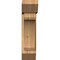 Ekena Millwork Legacy Slat Rough Sawn Bracket w/ Offset Brace, Western Red Cedar, 8"W x 24"D x 32"H BKT0806X24X32LEC06RWR - alternate 3